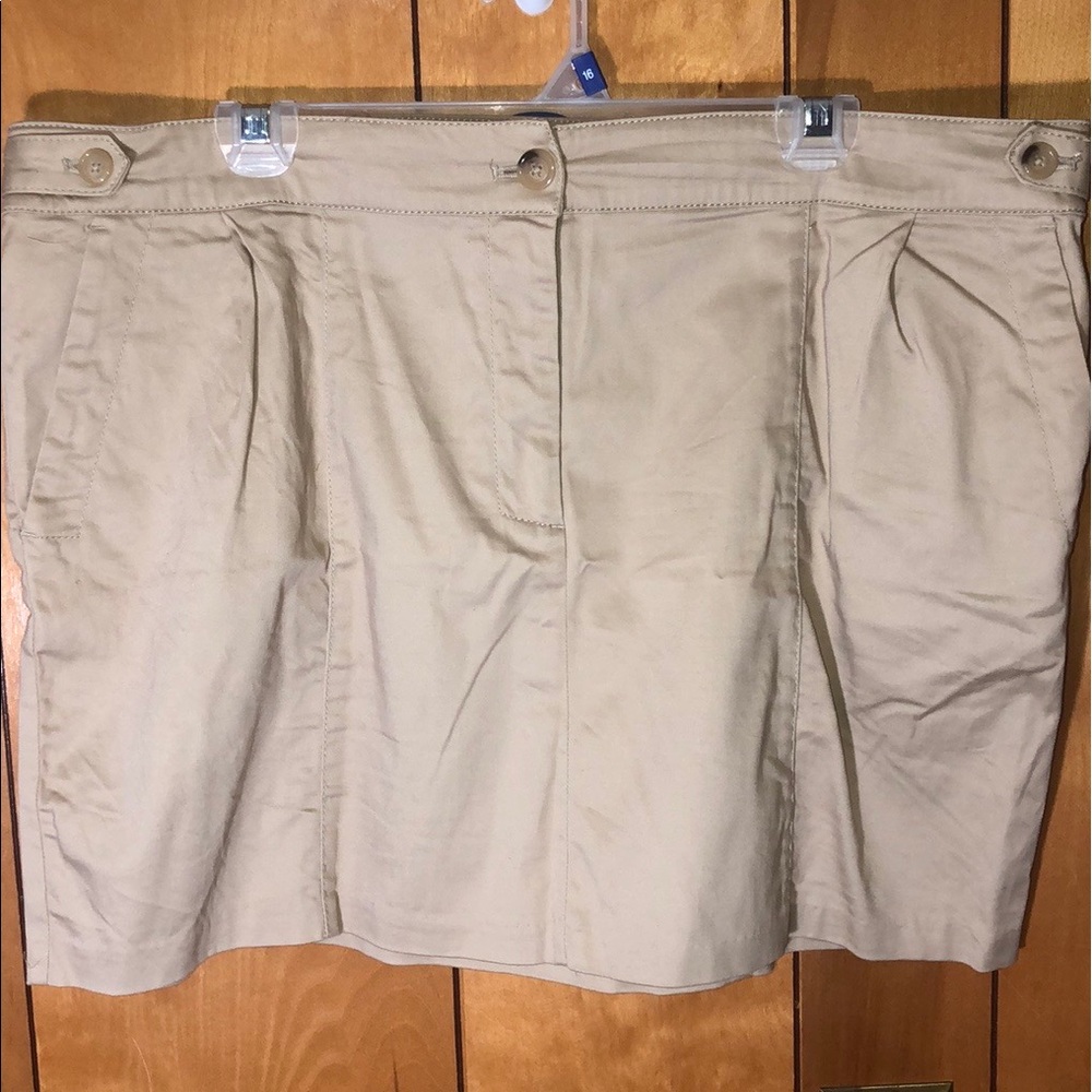 Khaki skirt